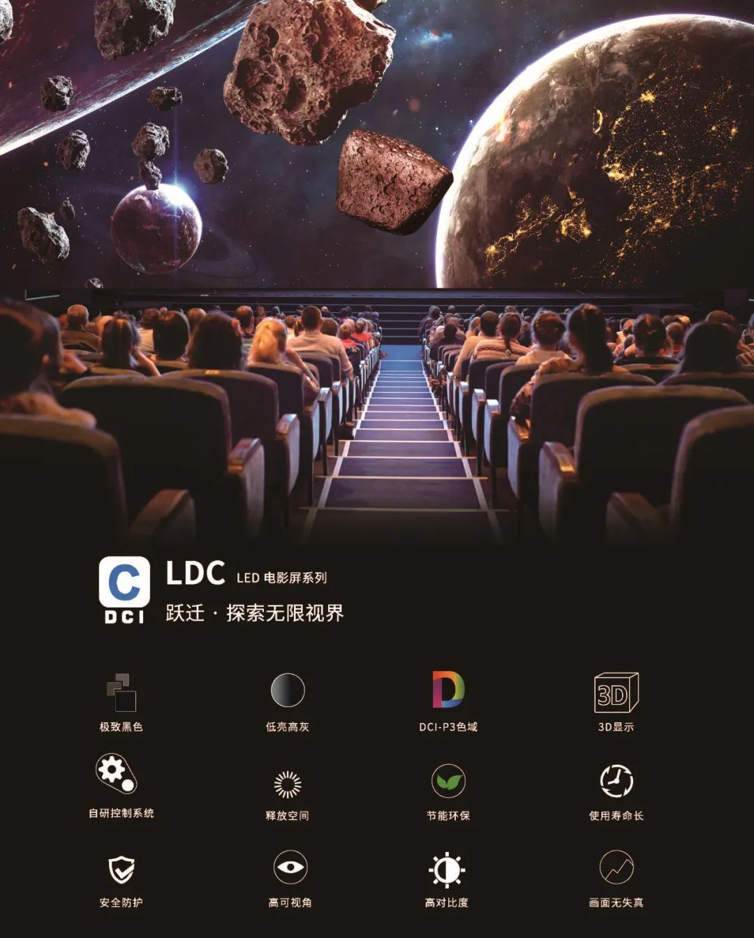 “自研+合作”全面开花，环亚集团·AG88成业内LED电影屏通过DCI认证最多企业